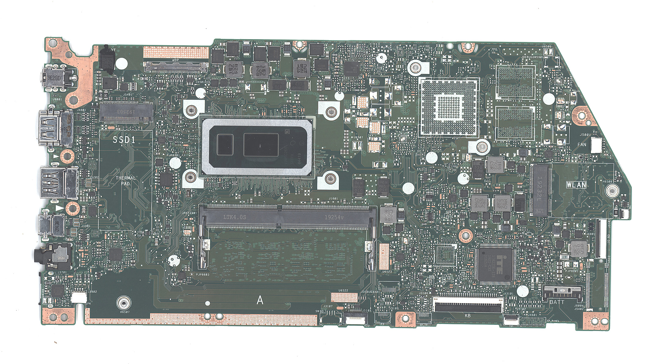 Материнская плата для Asus X531FA 8G/I5-8265U 90NB0LL0-R00040