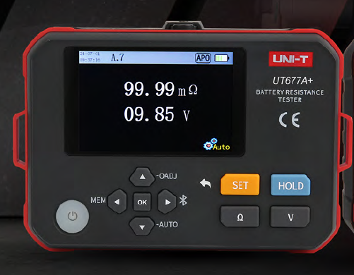 Тестер внутреннего сопротивления аккумуляторов UNI-T UT677A+