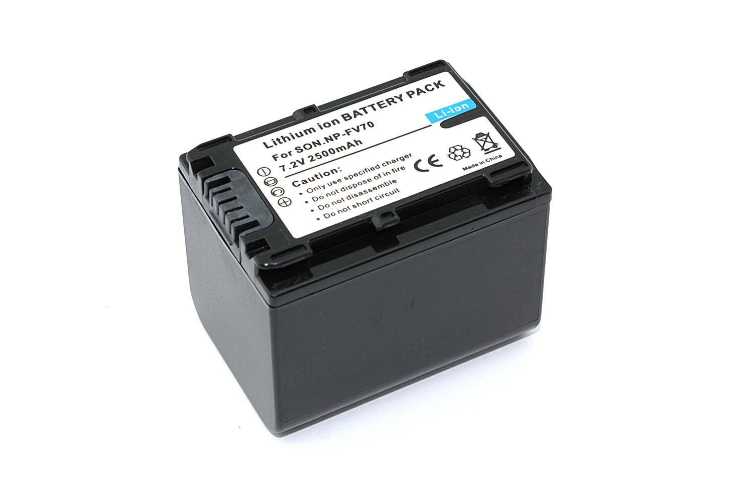 Аккумуляторная батарея для видеокамеры Sony DCR-DVD (NP-FV70) 7.2V 2500mAh Li-ion