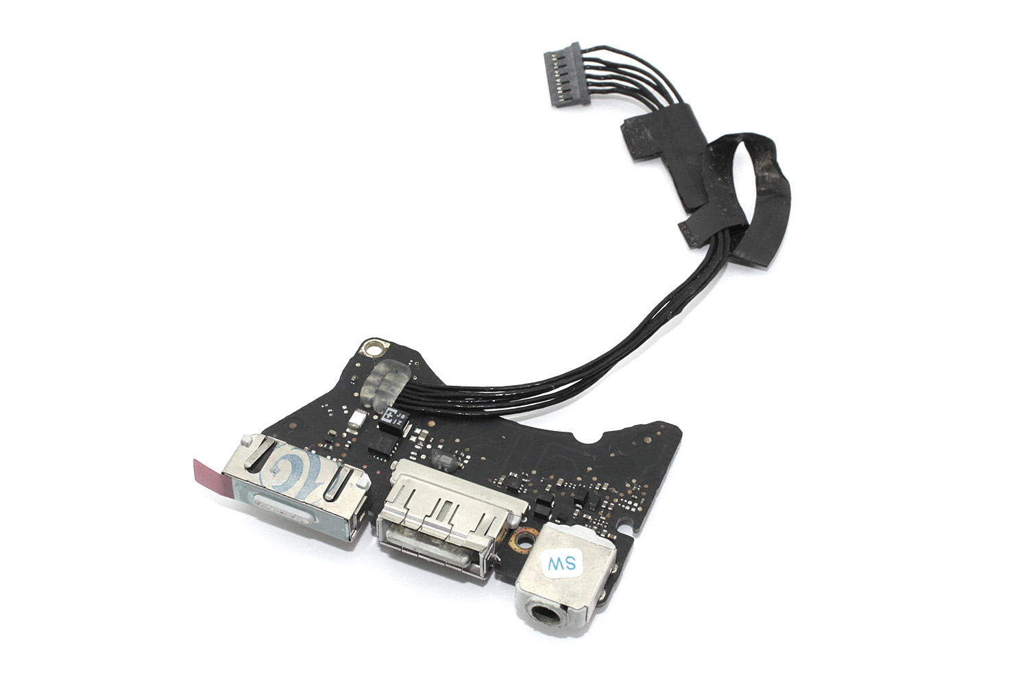 Плата I/O с разъемами Audio USB MagSafe 2 MacBook Air 11 A1465 Mid 2013 Early 2014 Early 2015