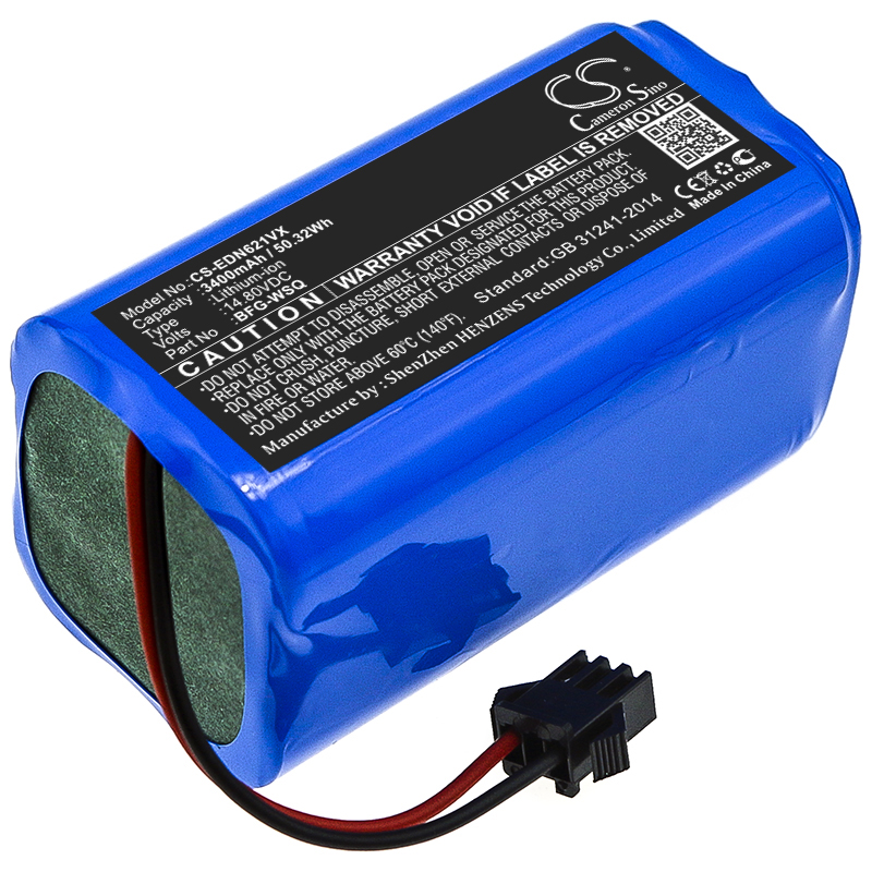 Аккумулятор CS-EDN621VX для пылесоса Eufy RoboVac 11, RoboVac 11S, RoboVac 11S Max 14.8v 3400mAh
