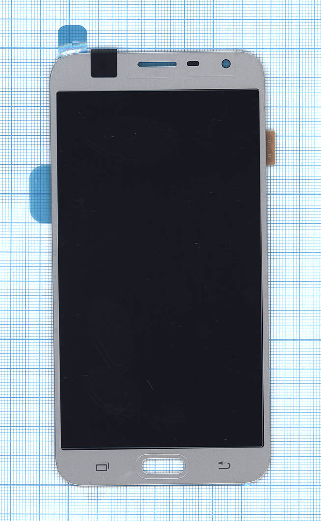 Дисплей для Samsung Galaxy J7 Neo SM-J701F в сборе с тачскрином серебро
