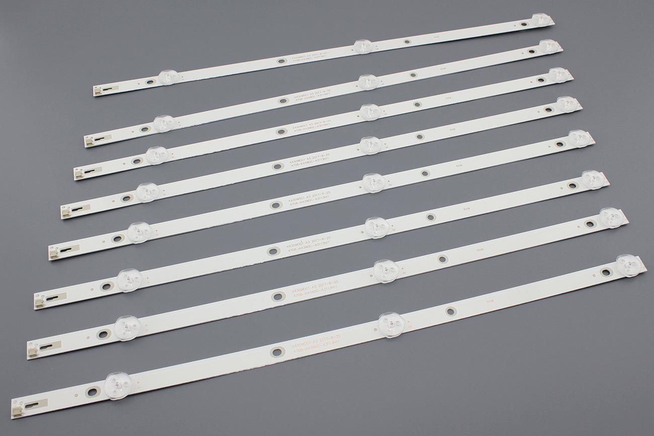 Светодиодная подсветка TV 43" K430WDC1 A3 Philips 43PFS4012/12, 43PFS4062/60, AOC LE43M3570 (8шт)