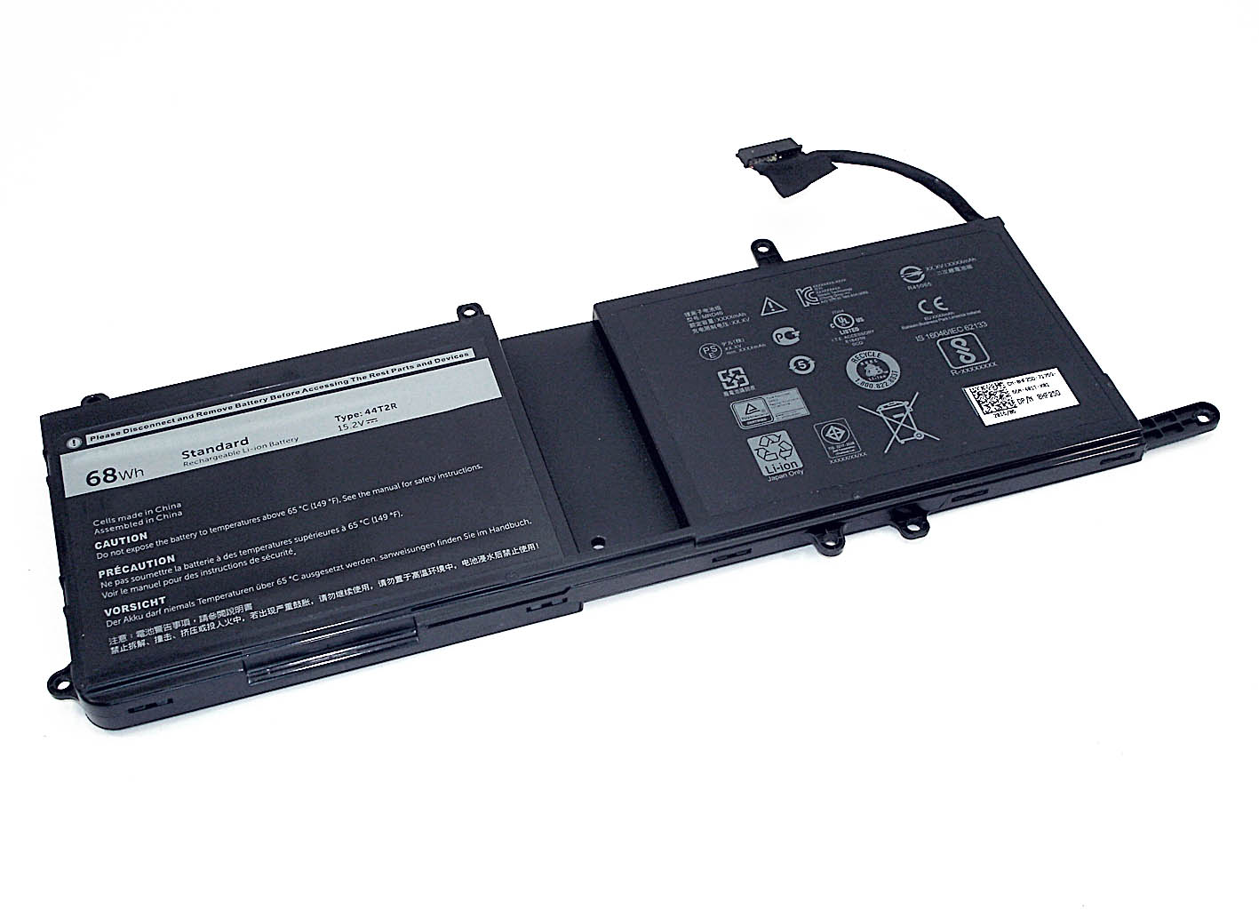 Аккумуляторная батарея для ноутбука Dell Alienware 15 R4 (44T2R) 15.2V 4276mAh