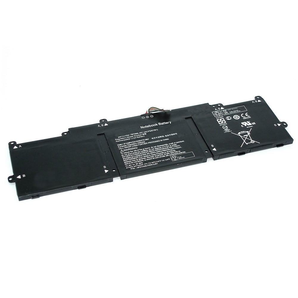 Аккумуляторная батарея для ноутбука HP 11-d (ME03XL) 11.4V 3100mAh