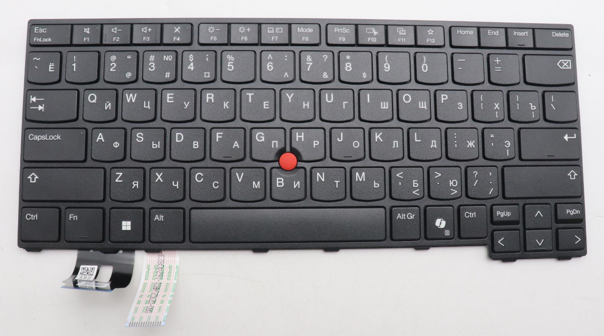 Клавиатура для ноутбука Lenovo ThinkPad T14 P14s L14 gen 5 черная