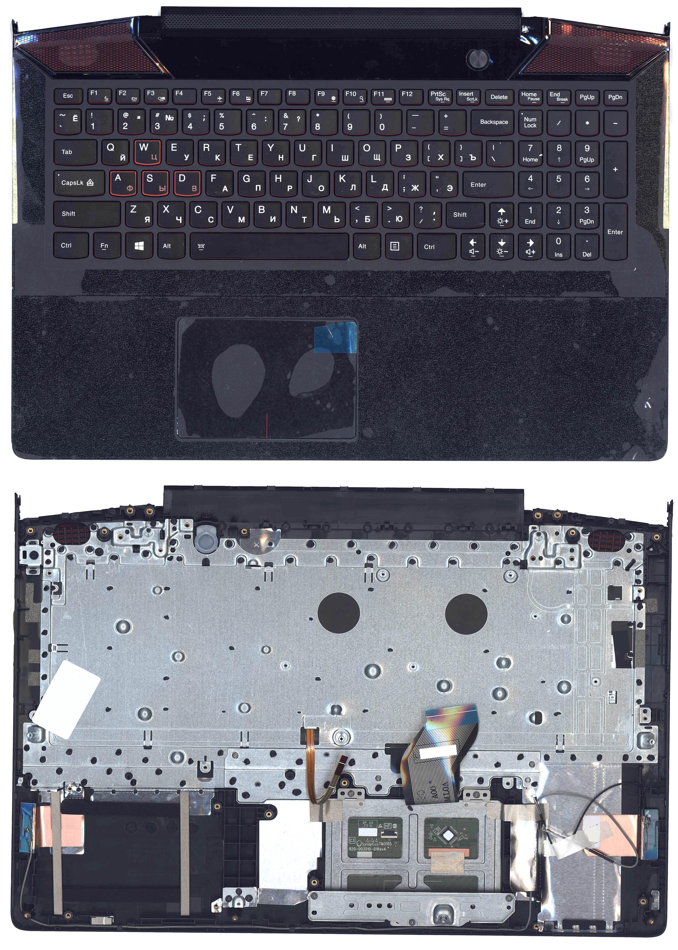 Топкейс для Lenovo IdeaPad Y700 Y700-15ISK черный