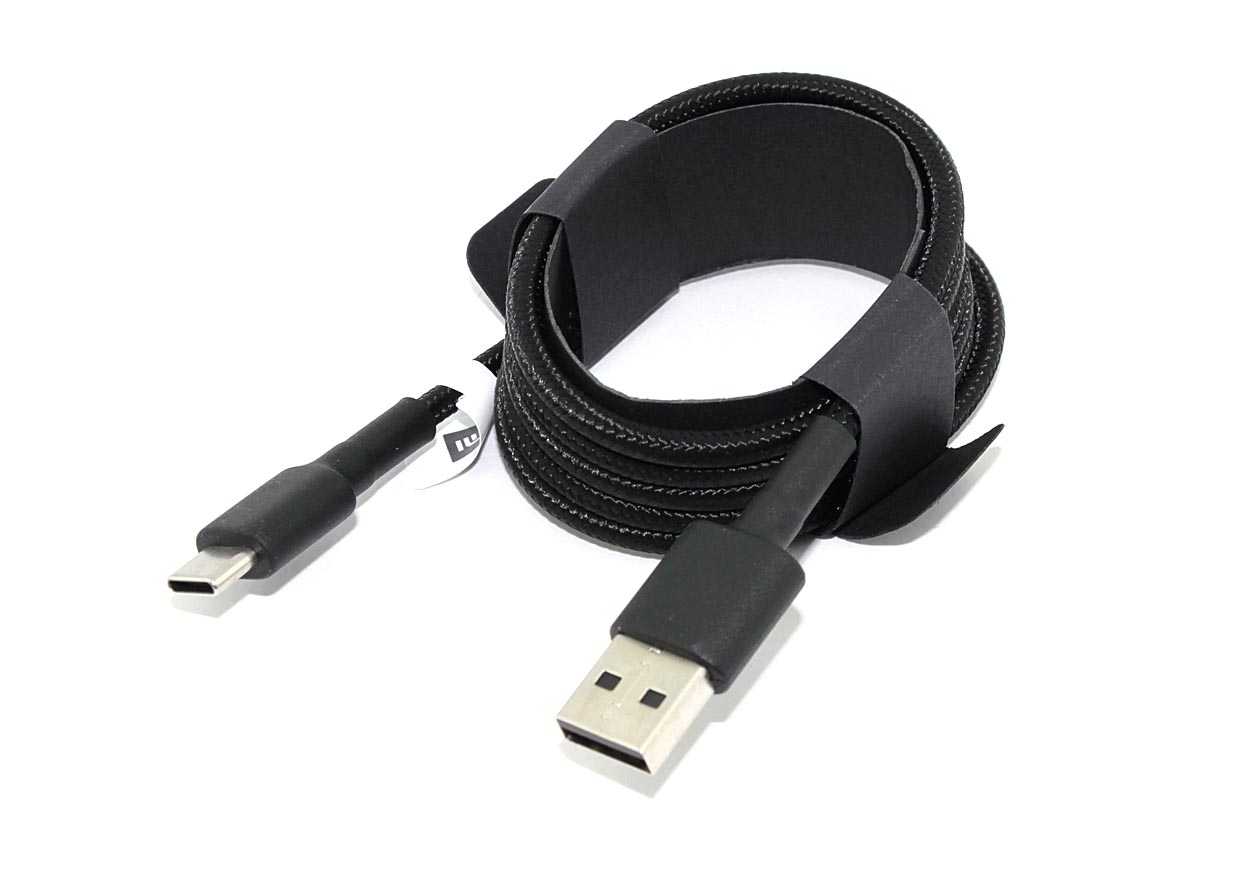 Кабель Xiaomi USB-C Data Cable Braided Version 1m, black