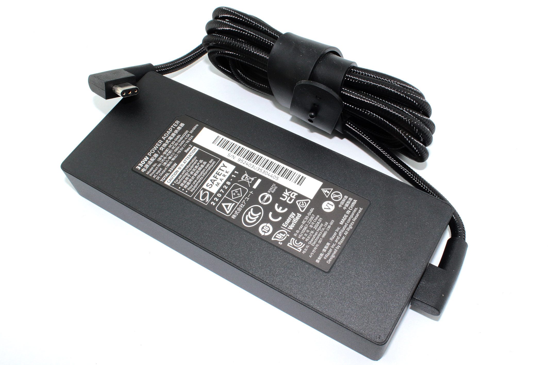 Блок питания (сетевой адатер) для ноутбуков Razer 19.5V 16.92A 330W special connector