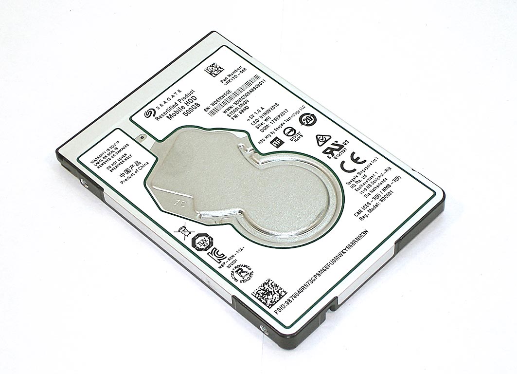 Жесткий диск HDD 2,5" 500GB Seagate ST500LM030