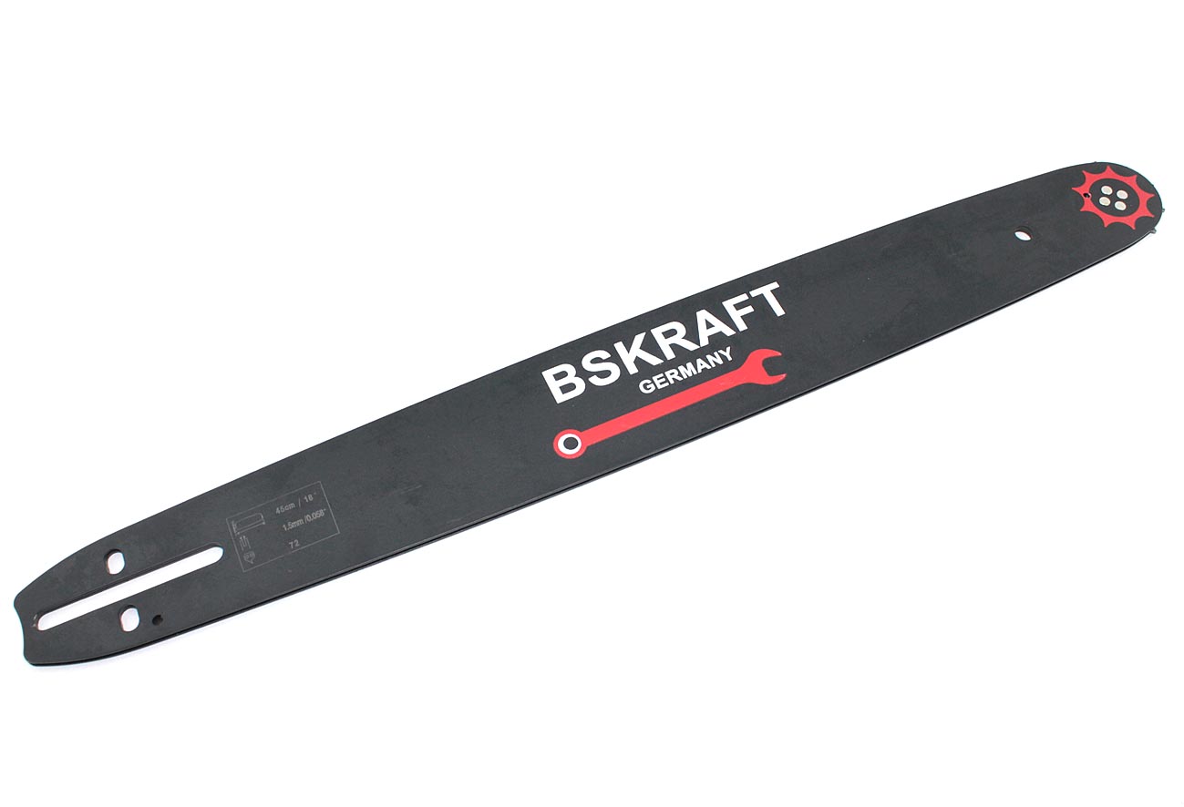 Шина Bskraft для бензопил 18" (45 см) 0.325Р 1.5мм Z72