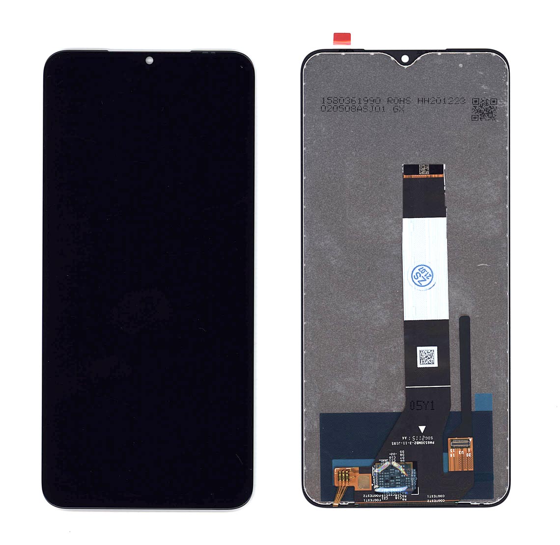 Дисплей для Xiaomi Poco M3, Redmi 9T в сборе с тачскрином черный