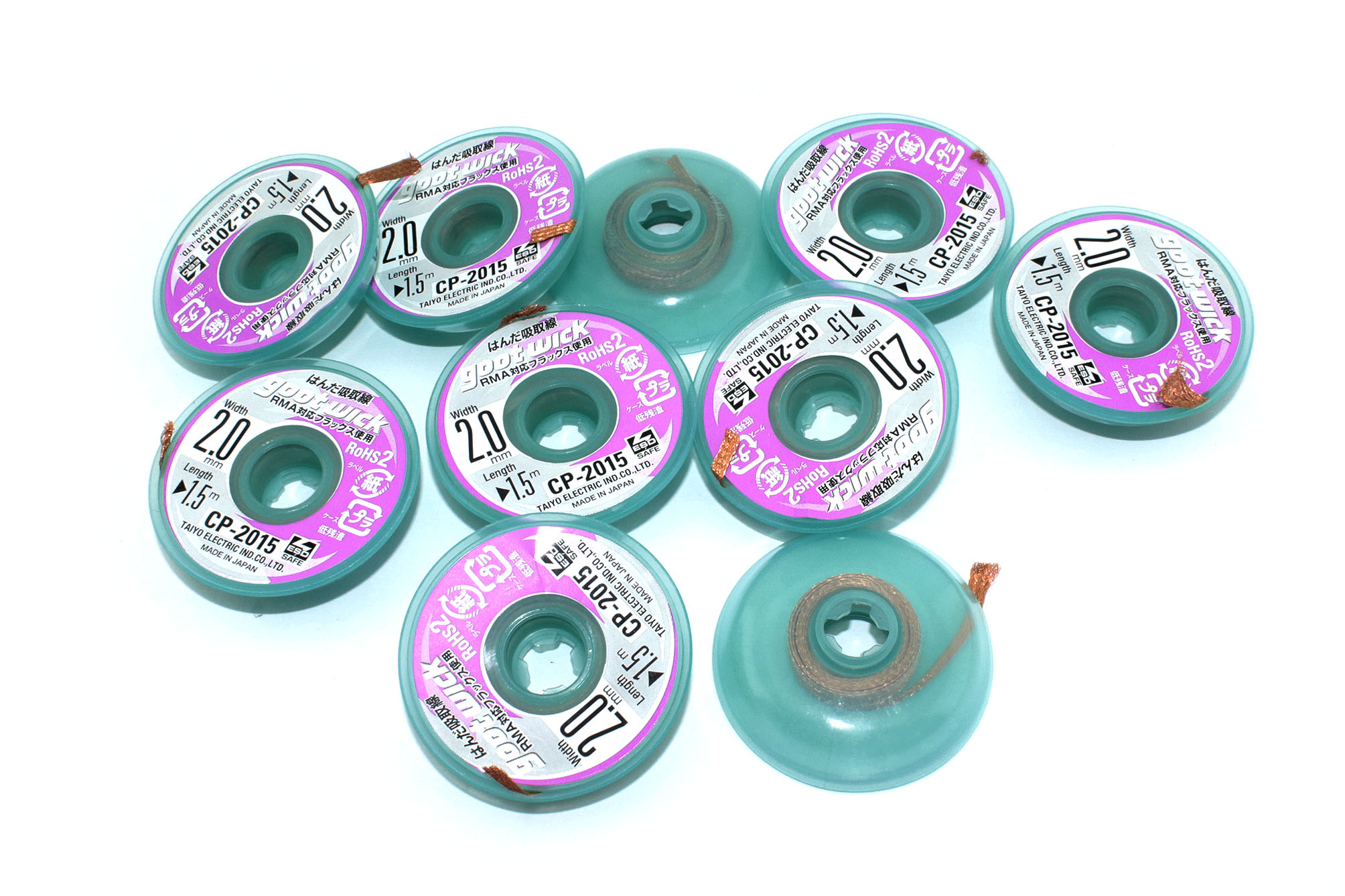 Оплетка CP-2015 2.0mm*1.5m 10 шт