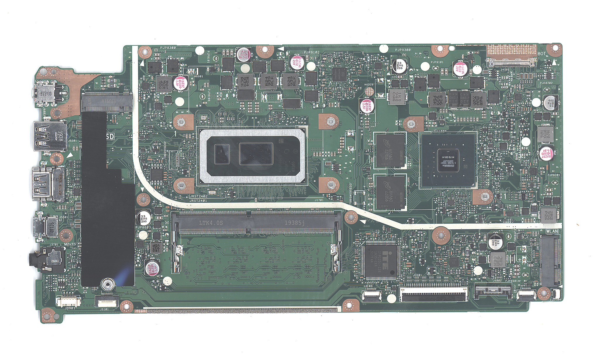 Материнская плата для Asus X512FJ 4G/I5-10210U 90NB0M70-R00100
