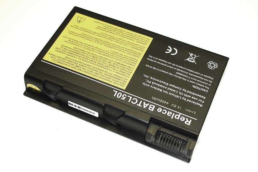Аккумуляторная батарея для ноутбука Acer Aspire 9010 (BATCL50L) 4400-5200 mAh OEM черная