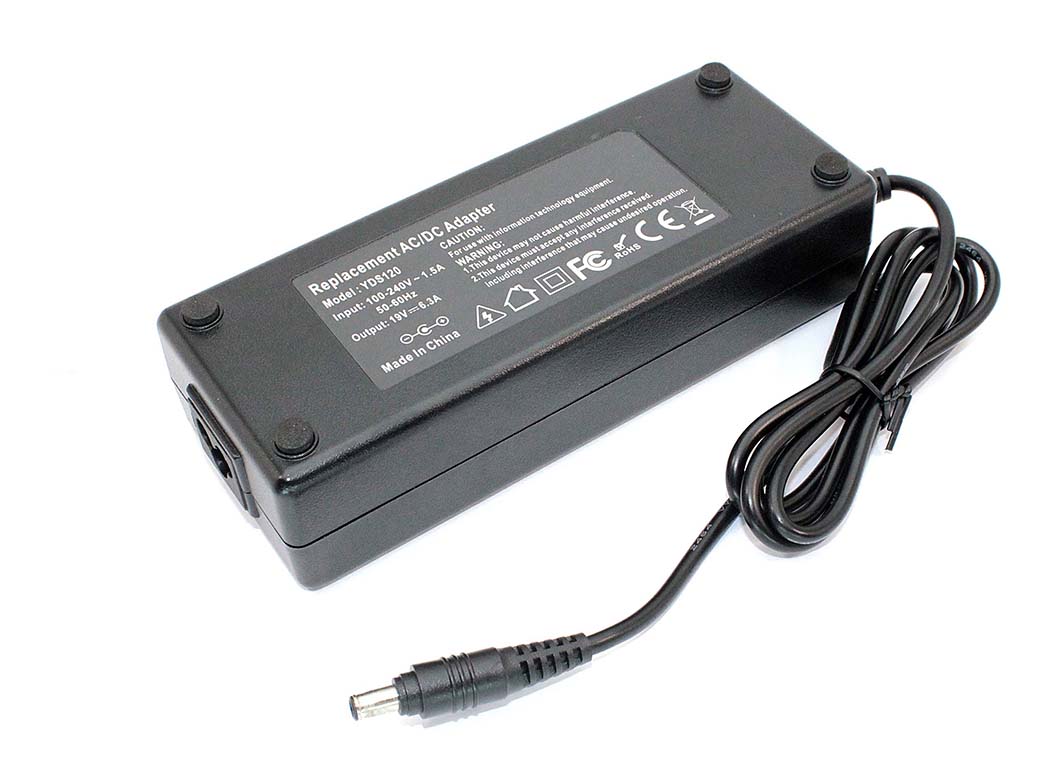 Блок питания (сетевой адаптер) для ноутбуков Samsung 19V 6.3A 5.5x3.0 OEM