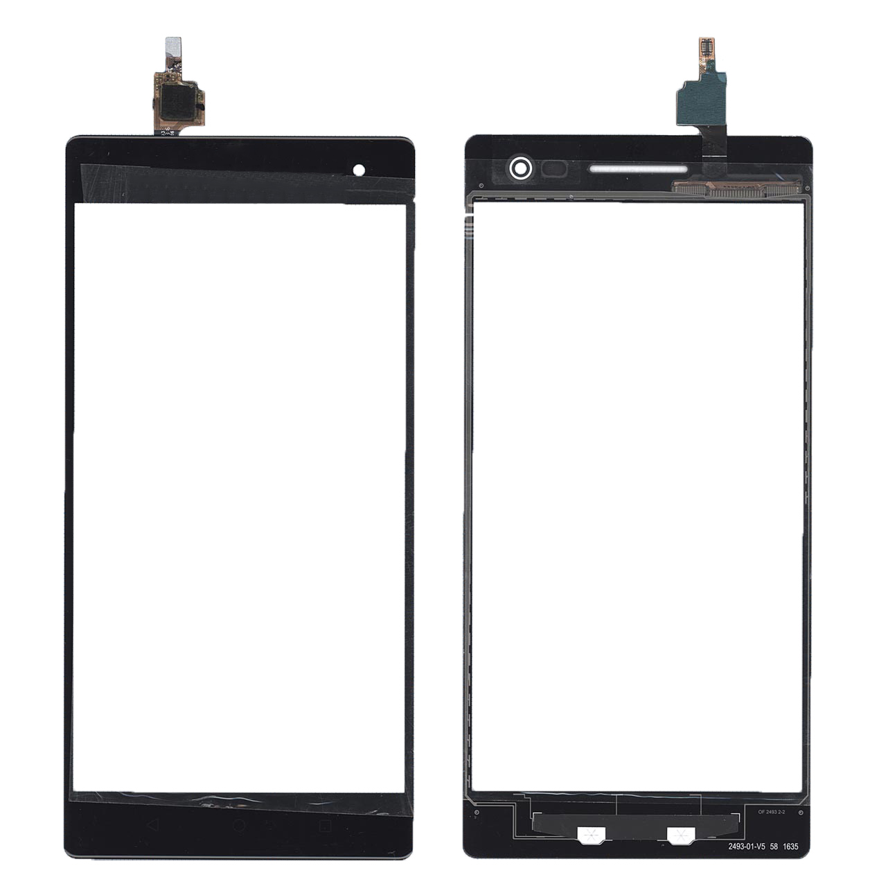 Сенсорное стекло (тачскрин) для Lenovo Phab 2 черное