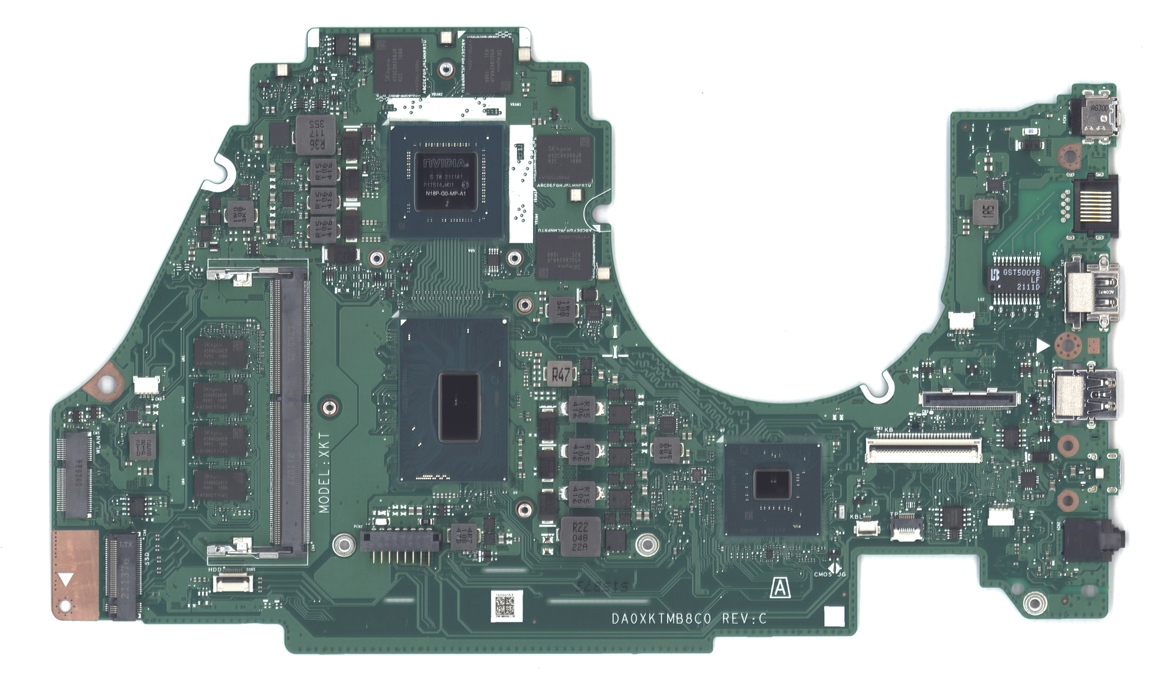 Материнская плата для Asus X571GT 8G/I5-8300H 90NB0NL0-R00090