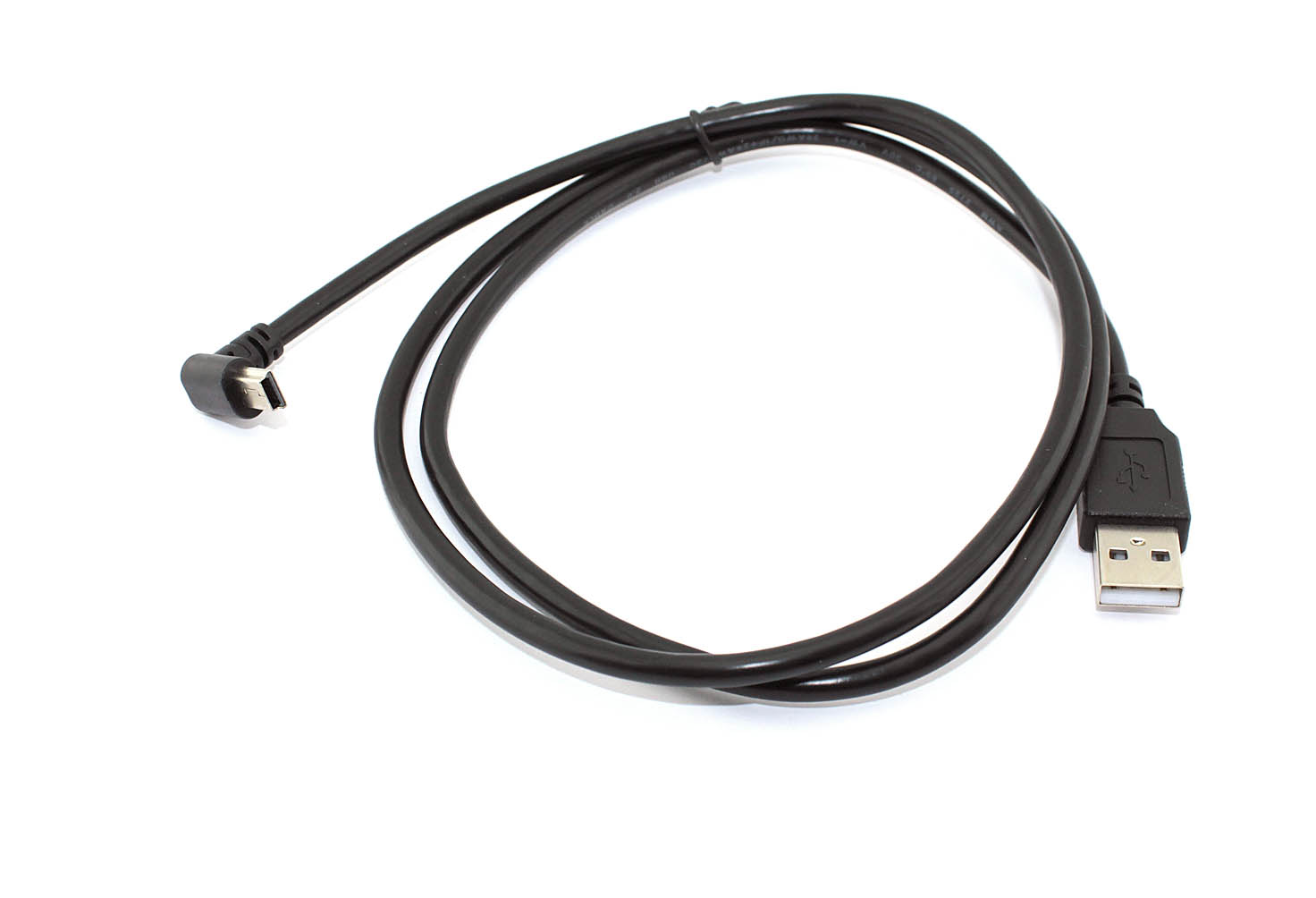 Кабель USB Type A на Mini USB угол вверх 1 м