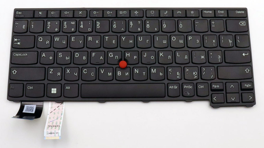 Клавиатура для ноутбука Lenovo ThinkPad X13 Gen 3 черная