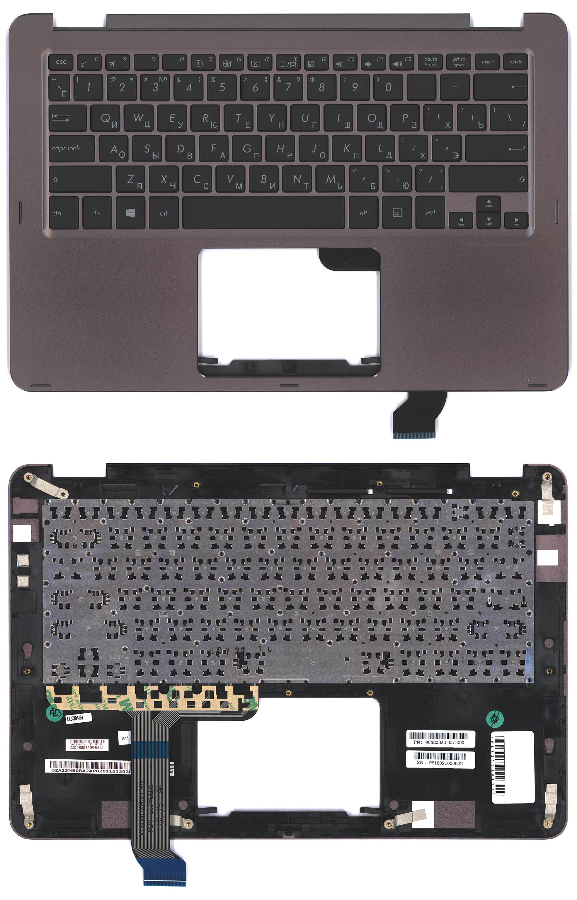 Топкейс для ноутбука Asus UX360CA-1B серый