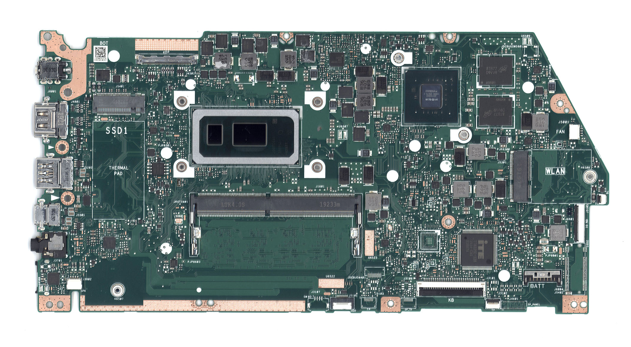 Материнская плата для Asus X531FL 8G/I7-8565U 90NB0LM0-R03000