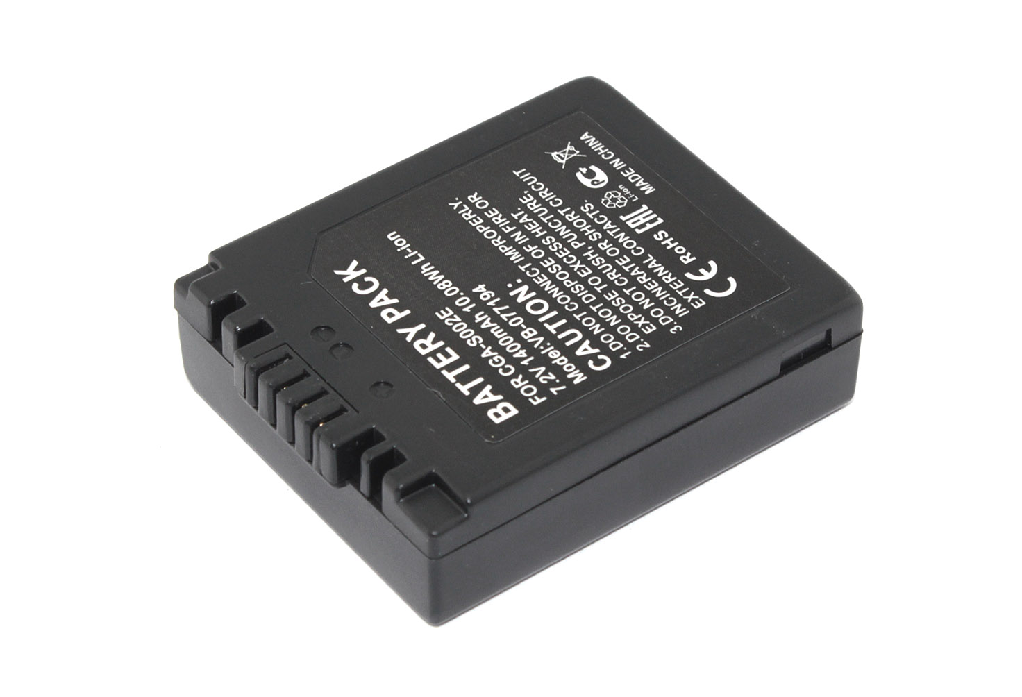 Аккумуляторная батарея для фотоаппарата Panasonic Lumix DMC-FZ1 (CGA-S002E) 7.2V 1400mAh Li-ion
