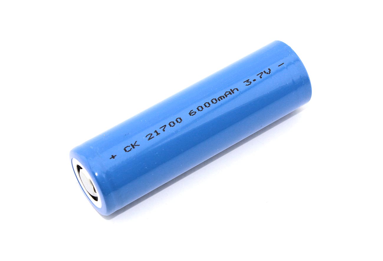 Аккумулятор типа 21700 6000mAh 3.7V, 22.2Wh, Li-ion