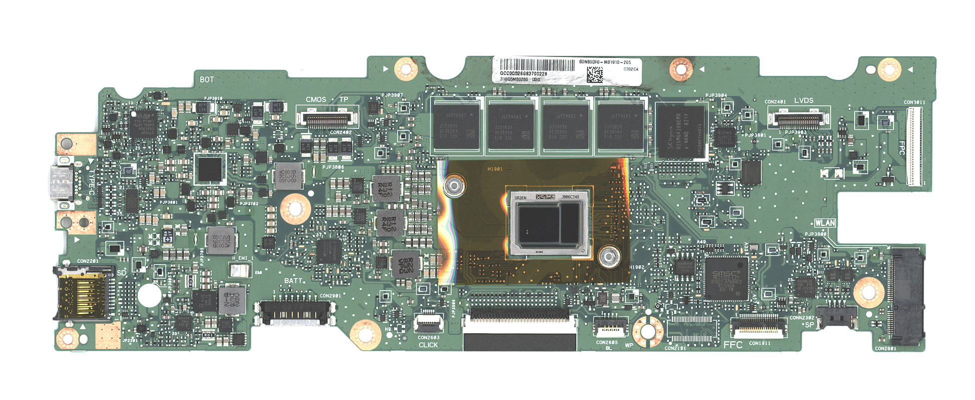 Материнская плата для Asus C302CA 8G/M3-6Y30 90NB0DF0-R00050
