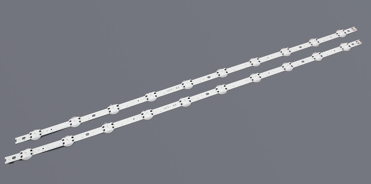 Светодиодная подсветка TV 43" V17 ART3 2867 Rev0.3 LG 43UJ670V 43LJ622V 43LJ610V (комплект 2шт)