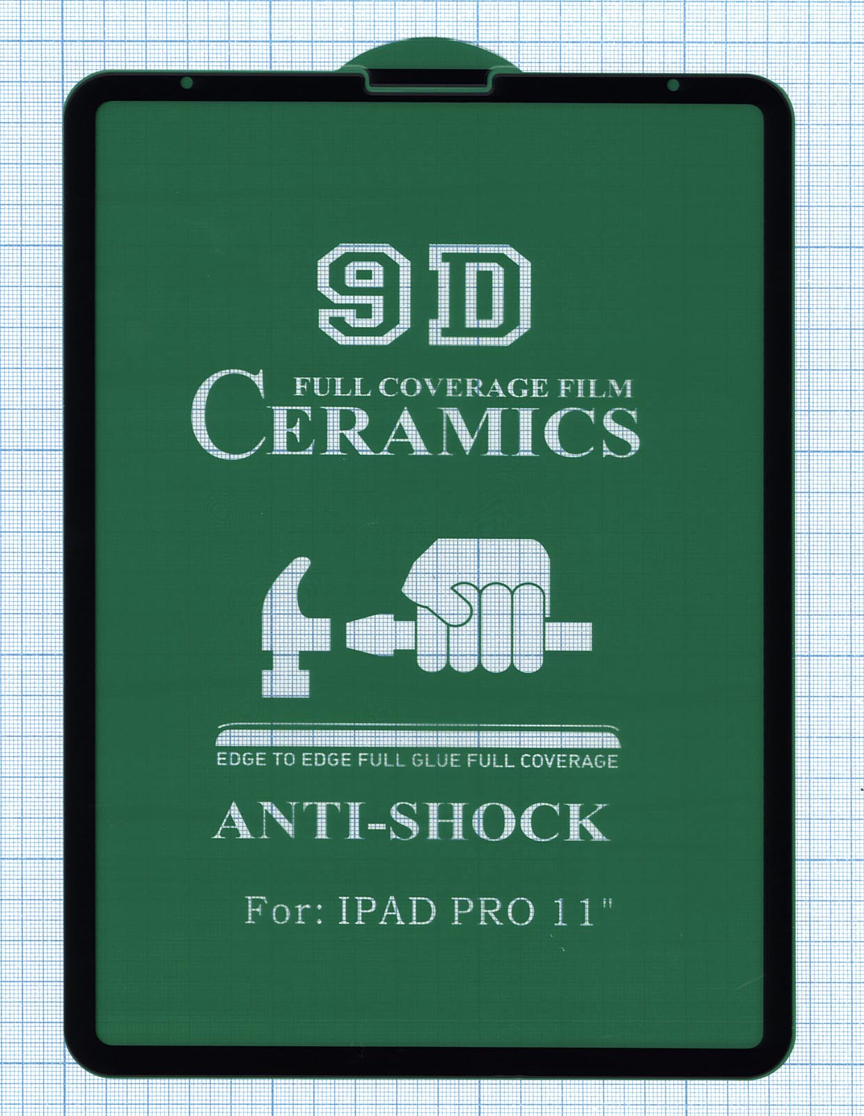 Керамическая пленка (стекло) для iPad Pro 11.0 (2020) 2,5D