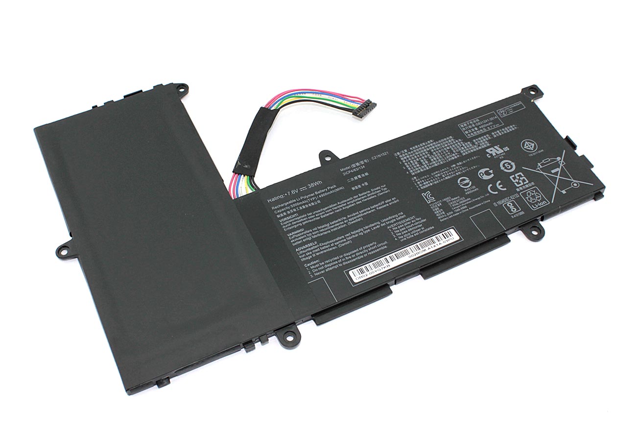 Аккумуляторная батарея для ноутбукa Asus VivoBook L200HA ( C21N1521) 7.6V 5000mAh