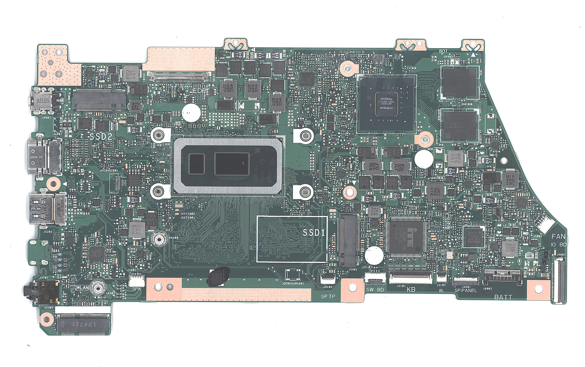 Материнская плата для Asus X432FL 8G/I7-10510U