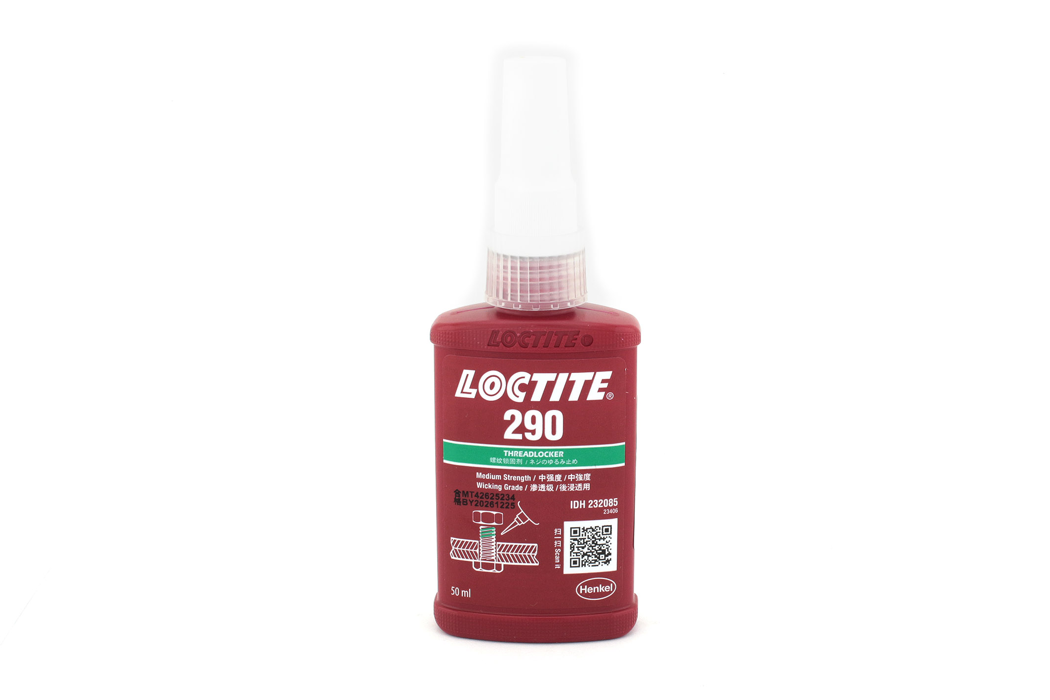 Резьбовой фиксатор средней прочности Loctite 290, 50 мл