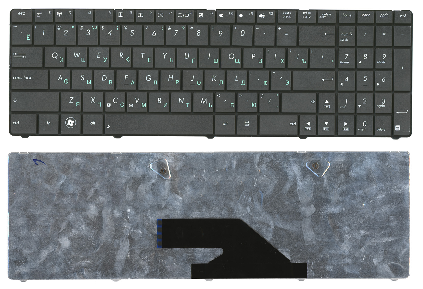 Клавиатура для ноутбука Asus K75 K75DE K75VJ K75VM черная