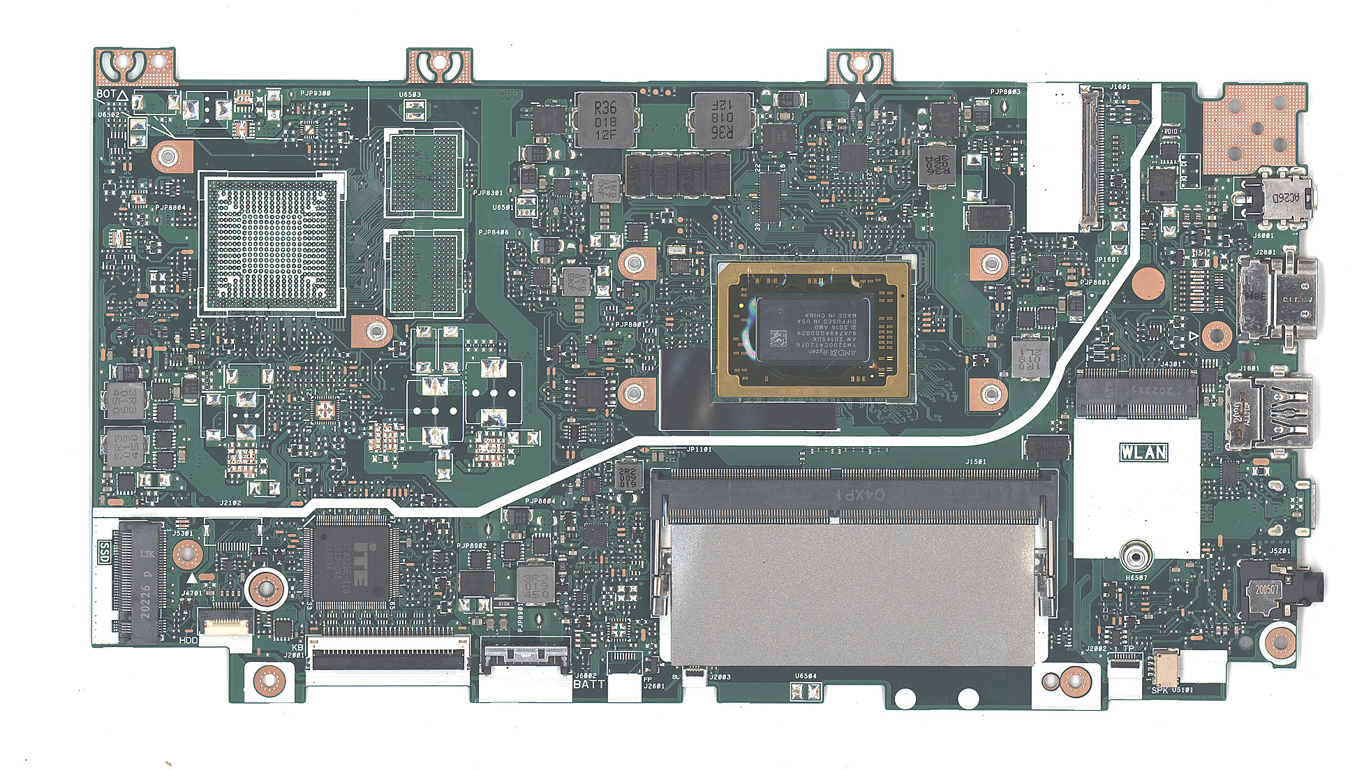Материнская плата для Asus X412DA 4G/R3-3200U 90NB0M50-R00040