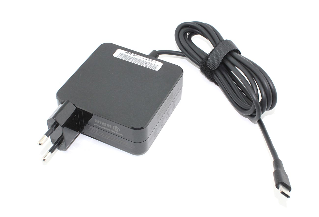 Блок питания (сетевой адаптер) Amperin AI-XI65CB для ноутбуков Xiaomi 65W USB Type-C Black
