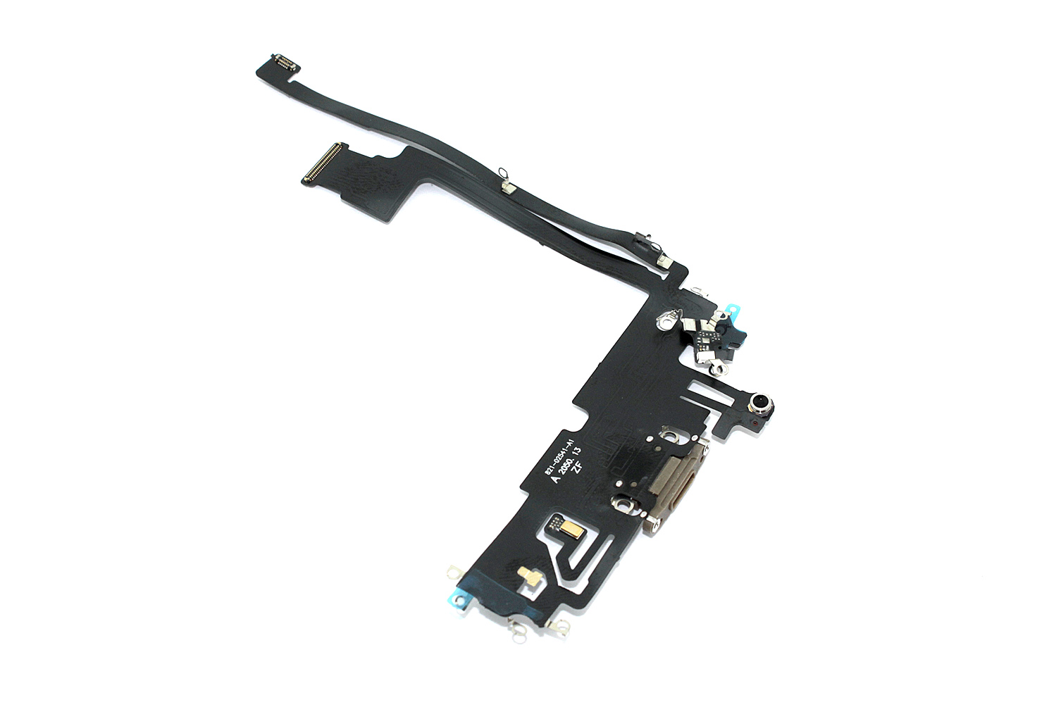 Шлейф с разъемом зарядки и микрофоном для Apple iPhone 12 Pro Max, золотистый