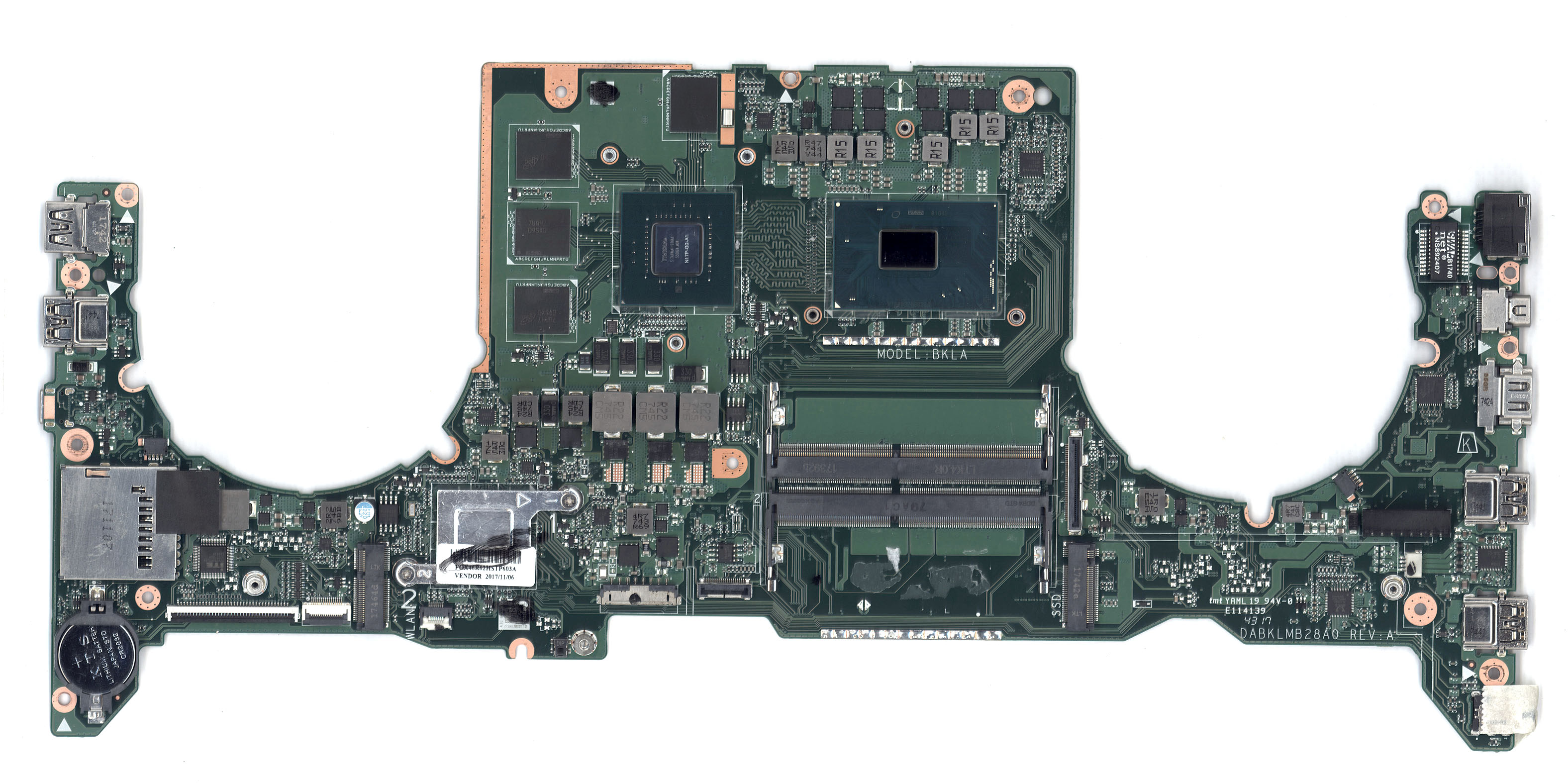 Материнская плата для Asus GL503VD I7-7700HQ 90NB0GQ0-R01110