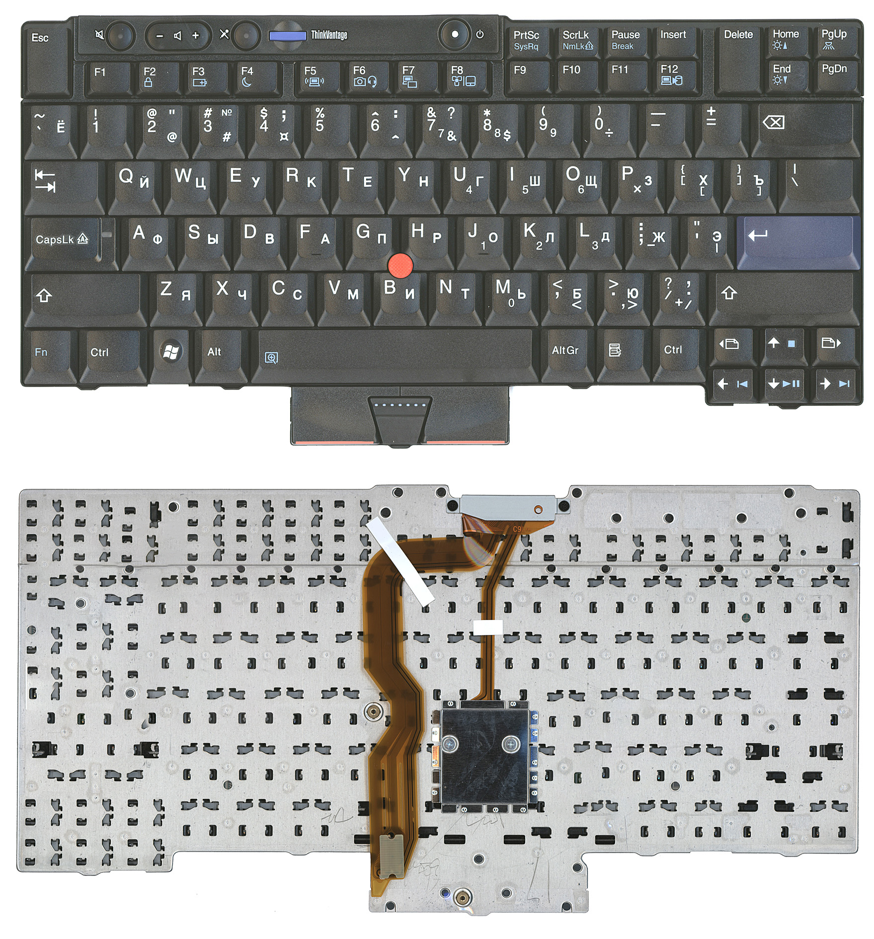 Клавиатура для ноутбука Lenovo IBM ThinkPad X220 T400 T400S T410 T520 T410I T420 T410S черная
