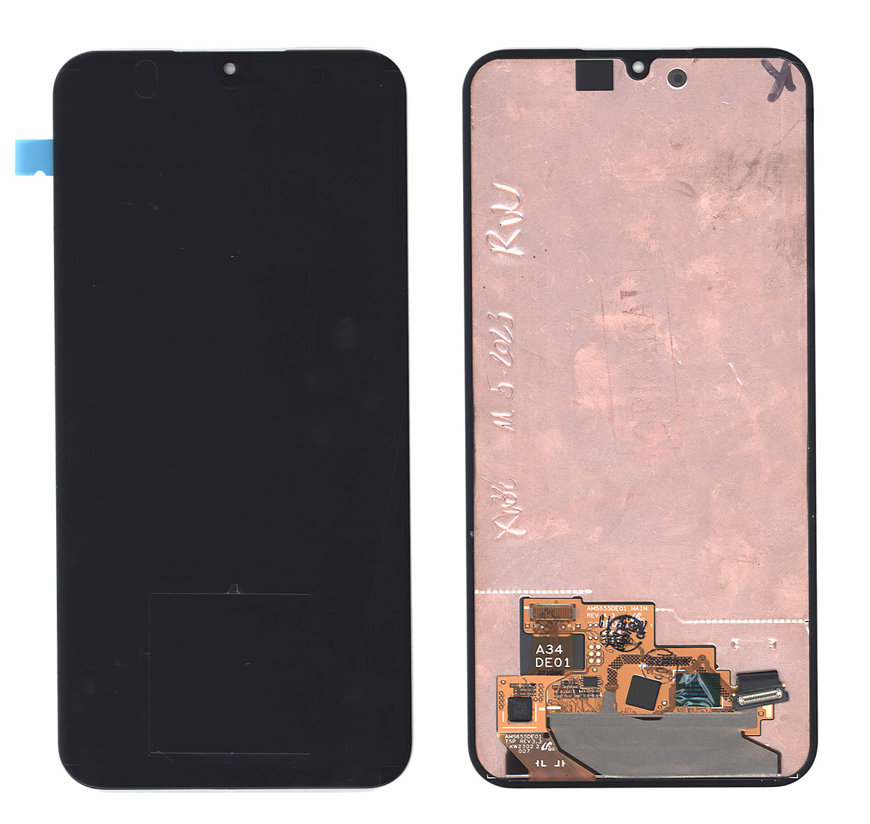 Дисплей для Samsung Galaxy A34 5G SM-A346B в сборе с тачскрином черный orig lcd