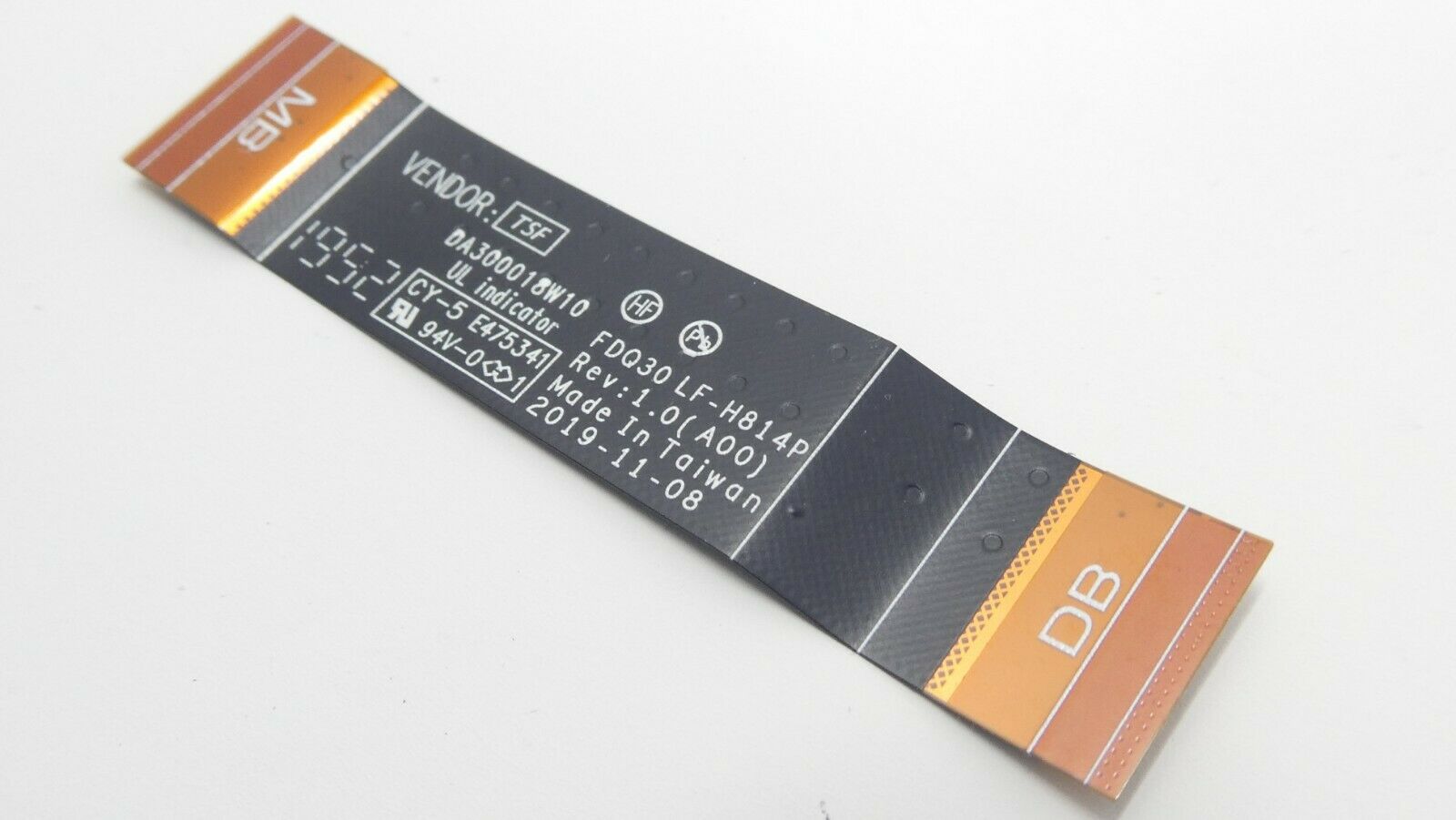 Шлейф платы клавиатуры для ноутбука Dell XPS 13 9300 (6TFGM LF-H814P DA300018W10)