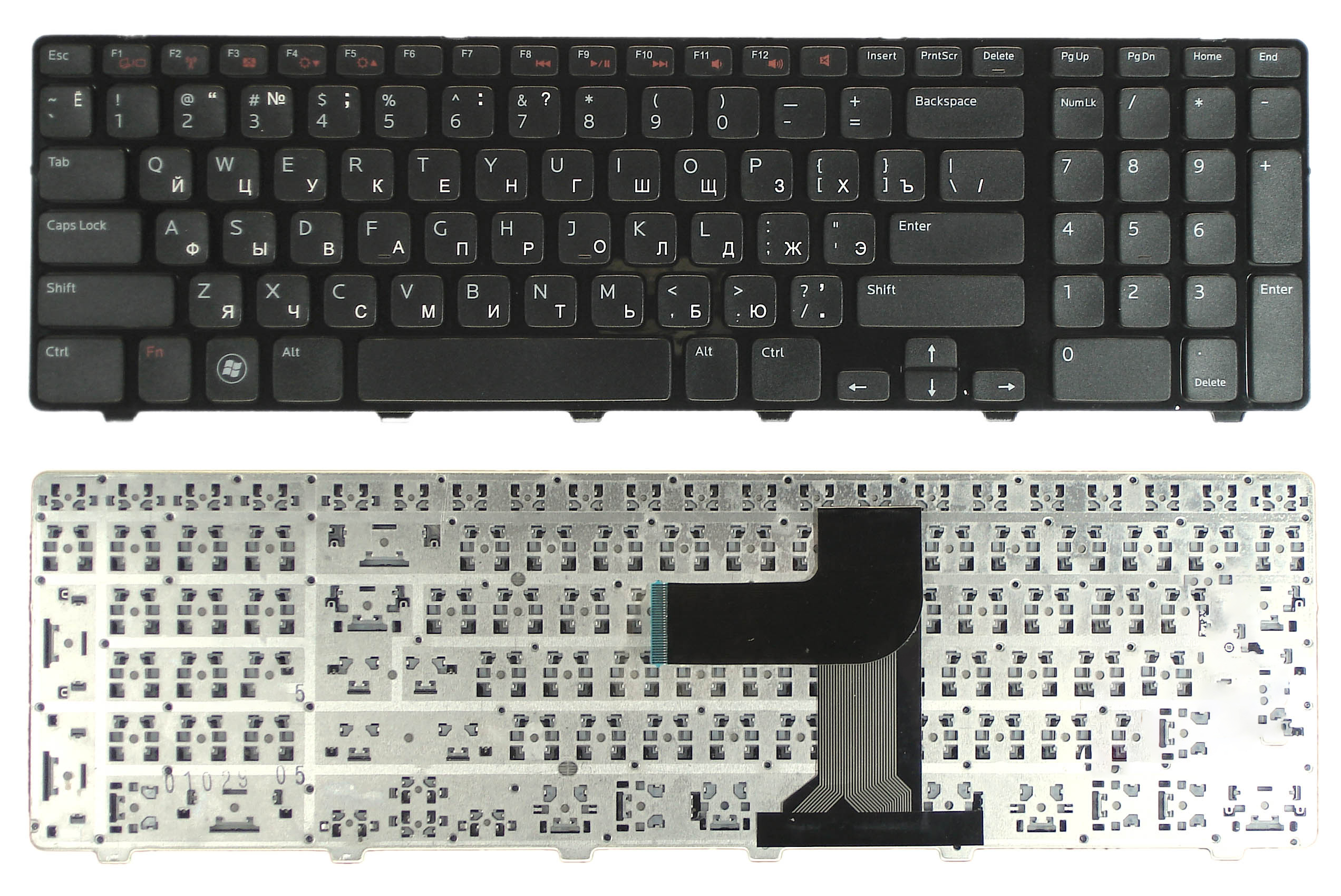 Клавиатура для ноутбука Dell Inspiron 17R N7110 черная