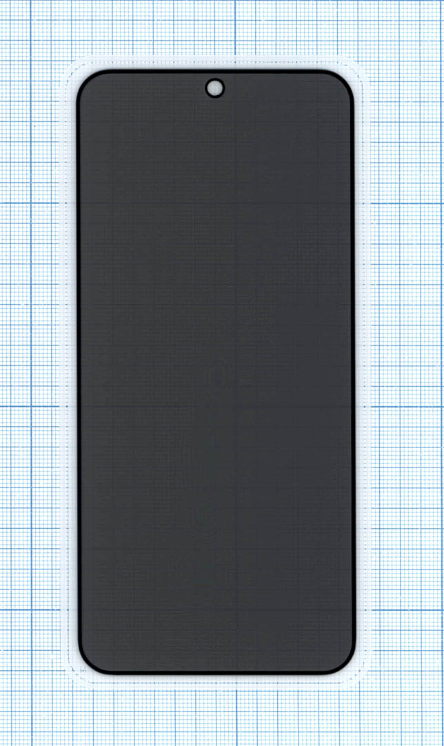Защитное стекло Privacy "Анти-шпион" для Xiaomi 13 черное
