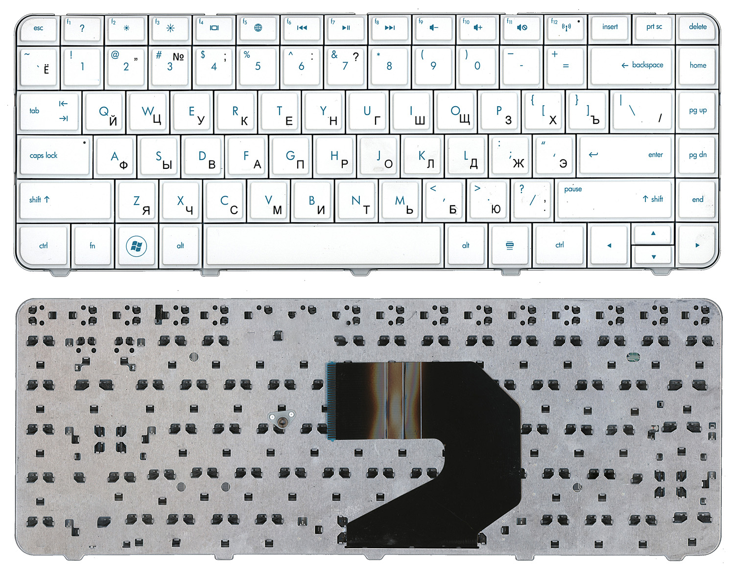 Клавиатура для ноутбука HP Pavilion G4 G4-1000 G6 G6-1000 CQ43 белая