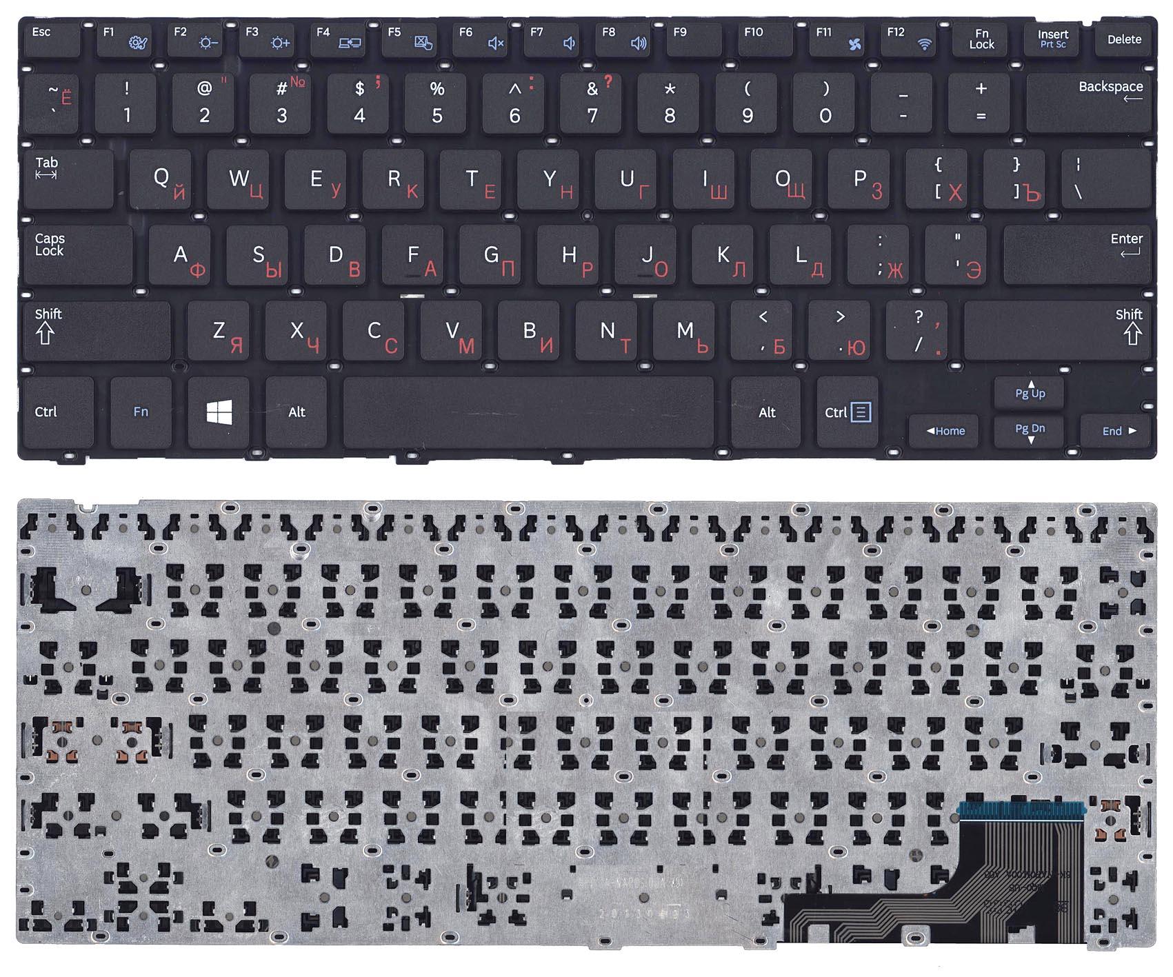 Клавиатура для ноутбука Samsung NP915S3 черная