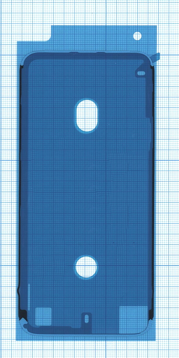 Водозащитная прокладка (проклейка) для iPhone 8 белая
