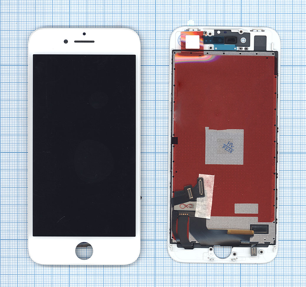 Дисплей для iPhone 8 в сборе с тачскрином (Hancai) белый
