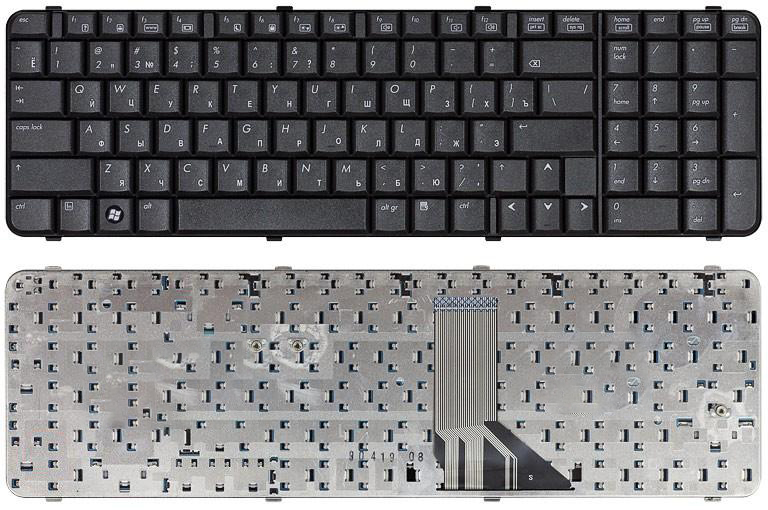 Клавиатура для ноутбука HP Compaq 6830 6830s черная