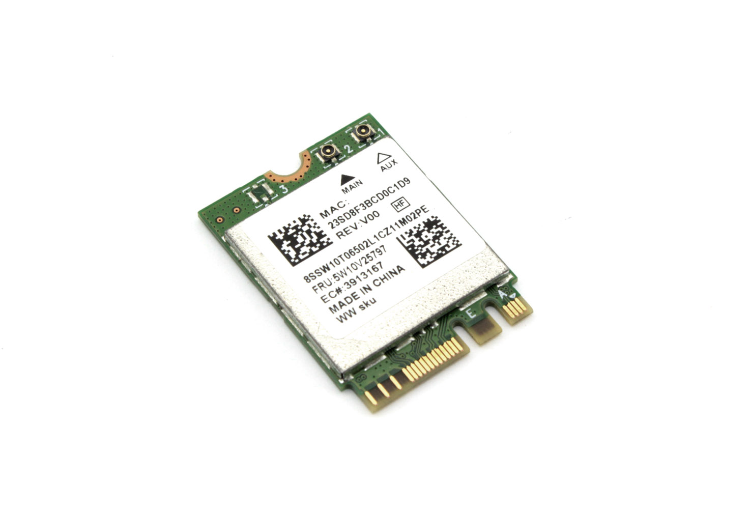 Wi-Fi адаптер + Bluetooth 5W10V25797 RTL8852AE для ноутбука Lenovo